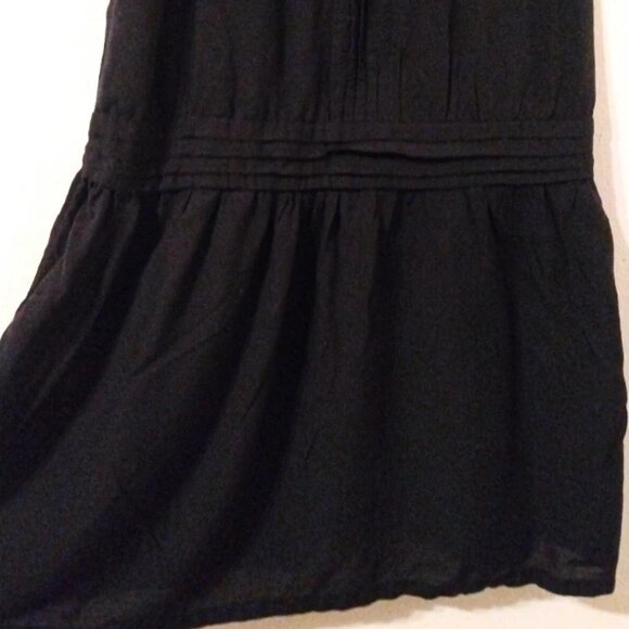 Springfield black net pleated dress - Picture 5 of 7